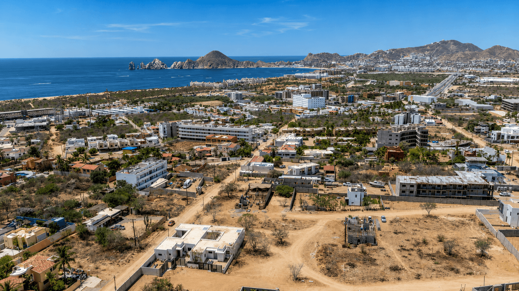 Vista de la Bahía de Cabo San Lucas desde El Tezal, Los Cabos
